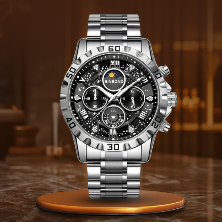 Timo® | Orologio cronografo di lusso con bracciale in metallo™
