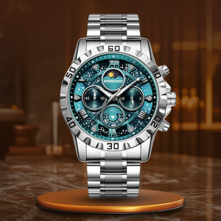 Timo® | Orologio cronografo di lusso con bracciale in metallo™