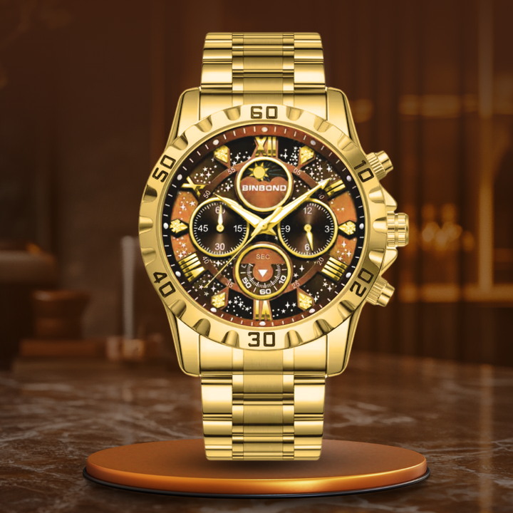Timo® | Orologio cronografo di lusso con bracciale in metallo™