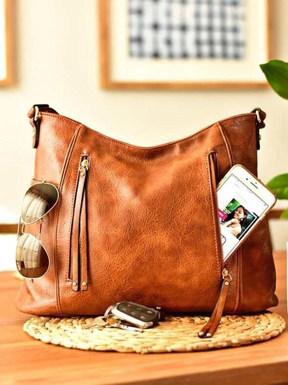 Georgia® | Borsa vintage in pelle elegante