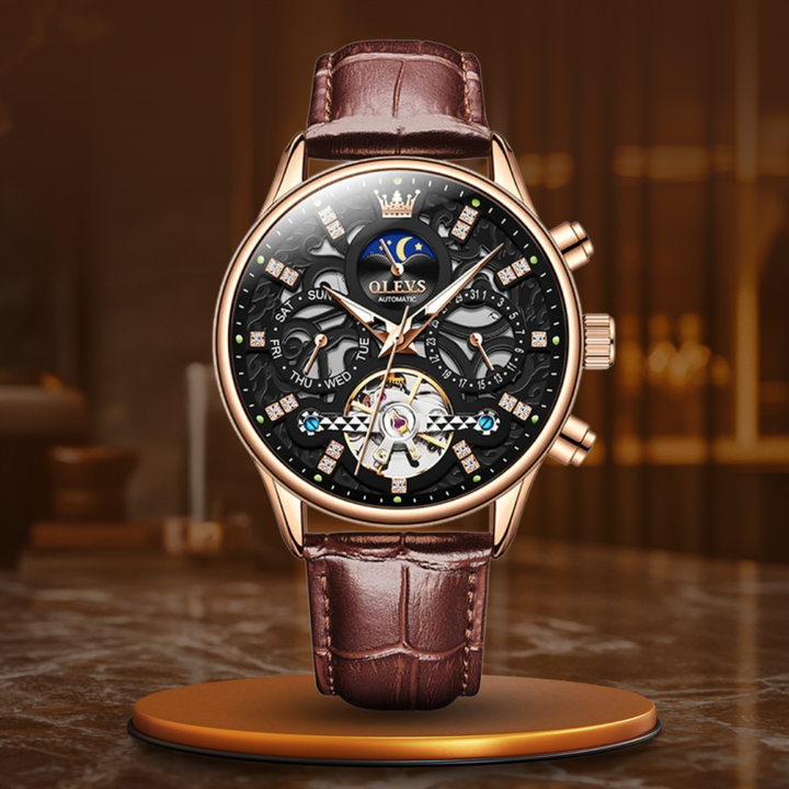 Fritz® | Orologio Meccanico Automatico con Cinturino in Pelle™