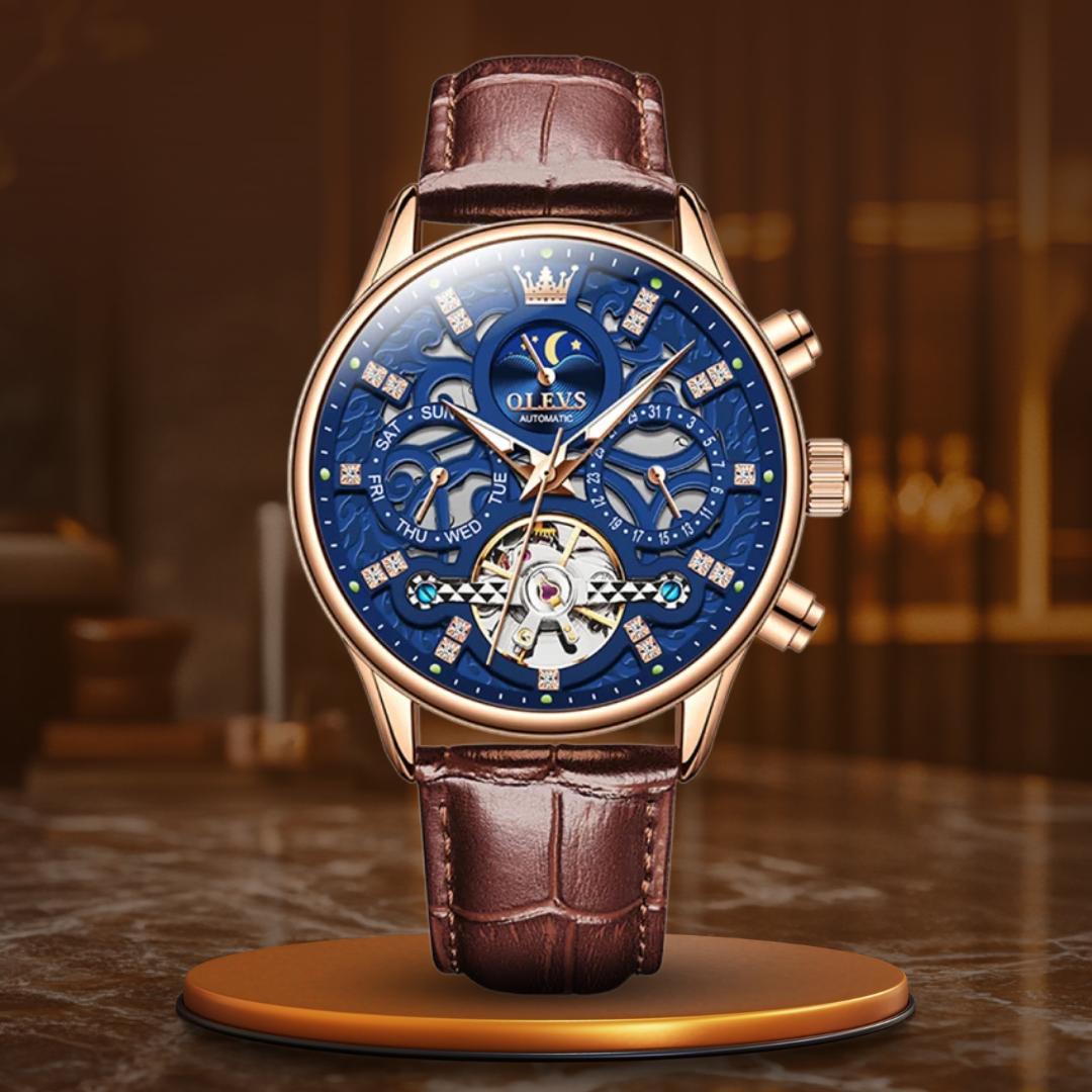 Fritz® | Orologio Meccanico Automatico con Cinturino in Pelle™