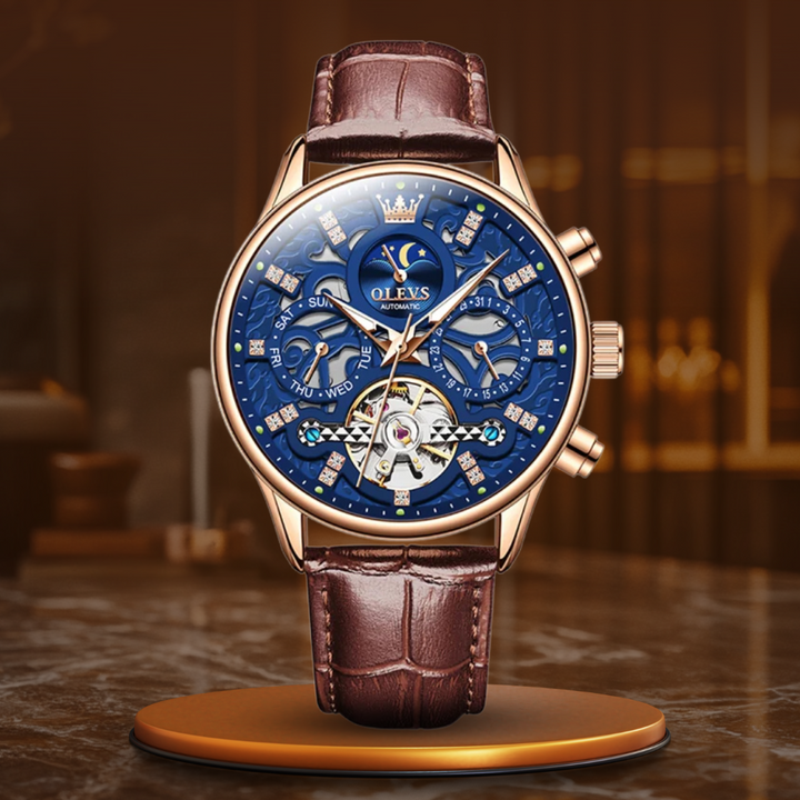 Fritz® | Orologio Meccanico Automatico con Cinturino in Pelle™