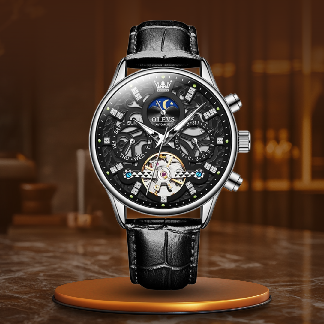 Fritz® | Orologio Meccanico Automatico con Cinturino in Pelle™