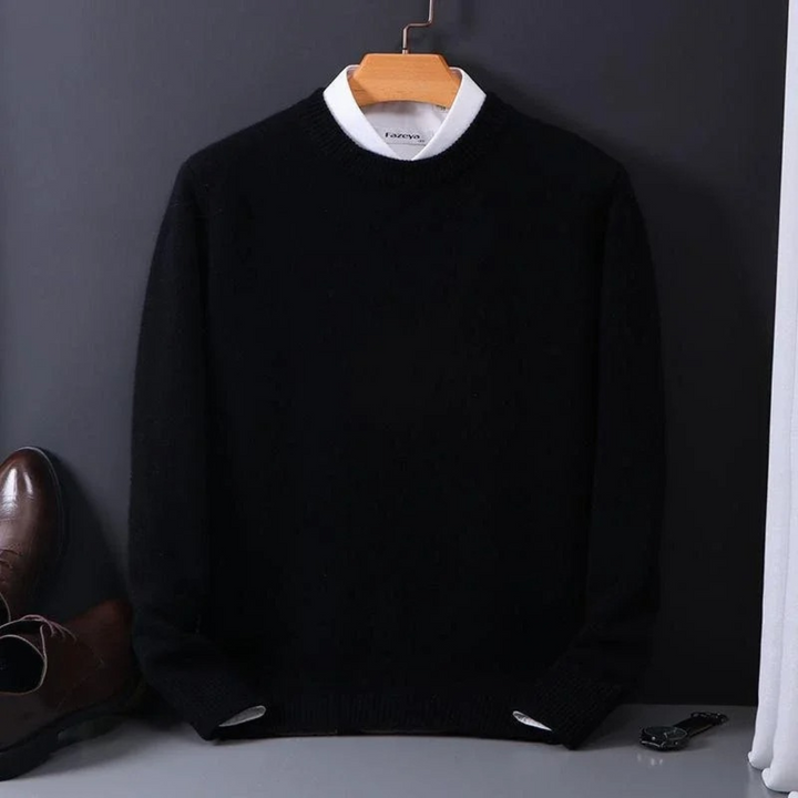 Venerio® | Maglione in Cashmere a Collo Rotondo