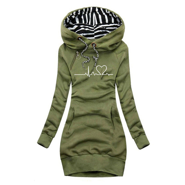 Luisa® | Abito Maglione Stampato Heartbeat