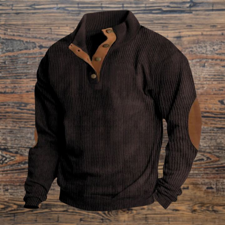 Friedrich® | Maglione con Bottoni a Coste