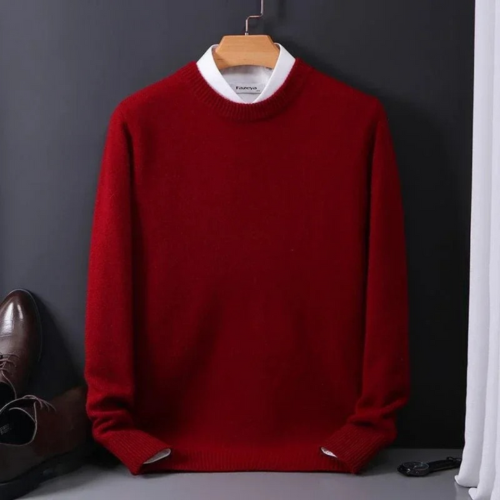Venerio® | Maglione in Cashmere a Collo Rotondo