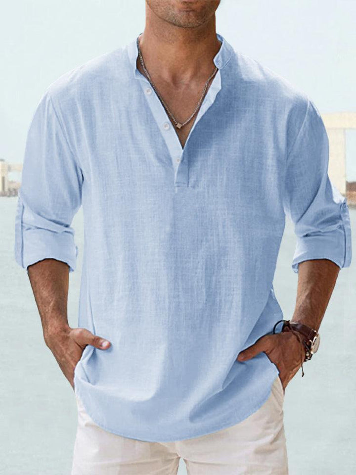 Pietro®  | Camicia in lino traspirante