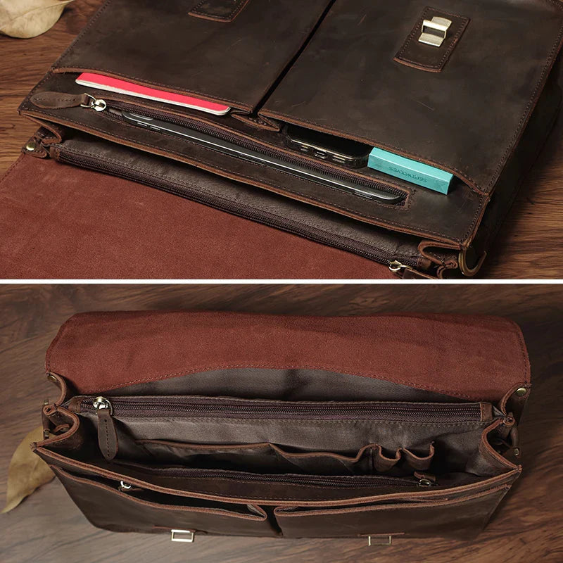 Matteo® | Valigetta in Pelle Vintage Premium