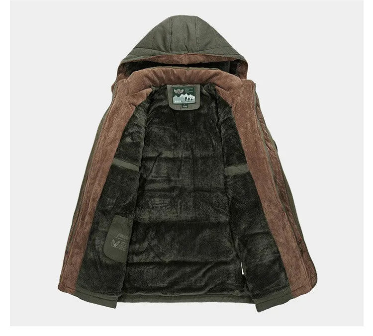 Marino® | Parka invernale termico da uomo con diverse tasche
