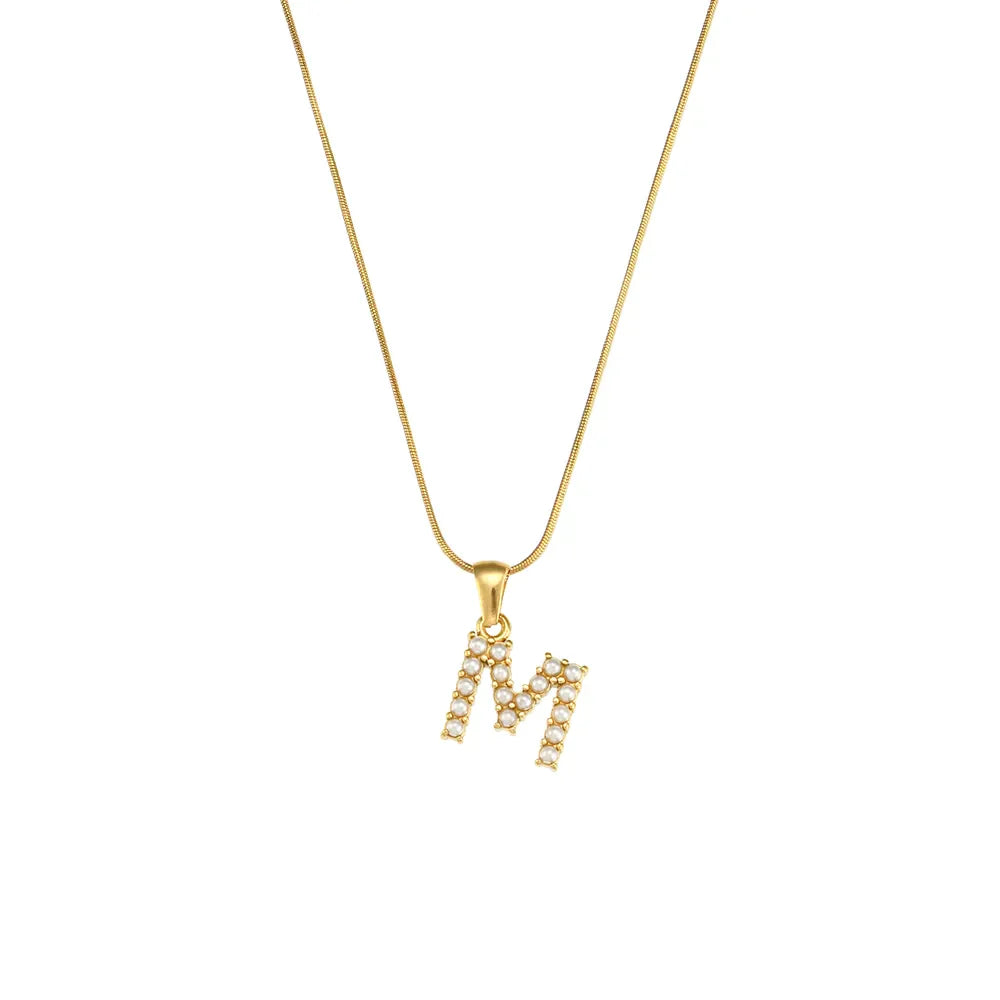 ZAFFIRA | COLLANA INIZIALE ELEGANTE