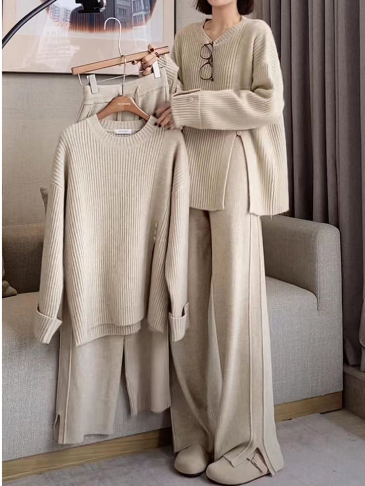 AUDREY - SET MODERNO E STILOSO IN MAGLIA A 2 PEZZI