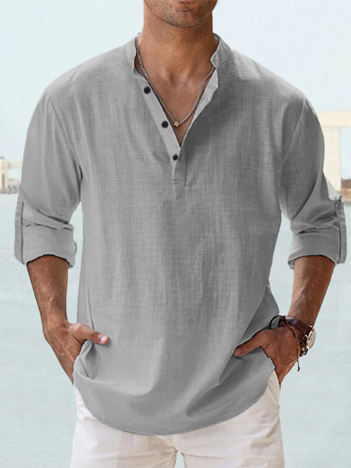 Pietro®  | Camicia in lino traspirante