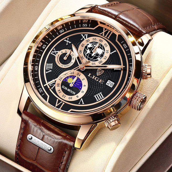 Rico® | Orologio Chronograph con Cinturino in Pelle Premium