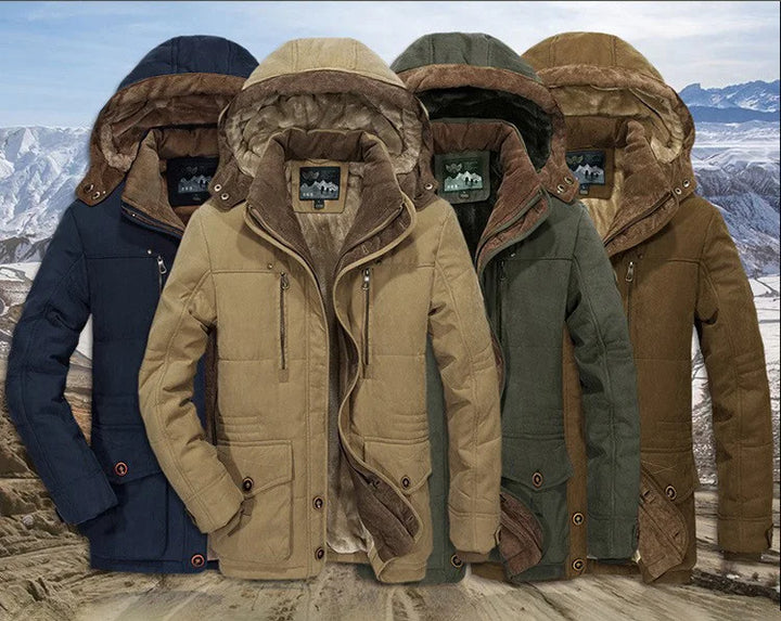 Marino® | Parka invernale termico da uomo con diverse tasche