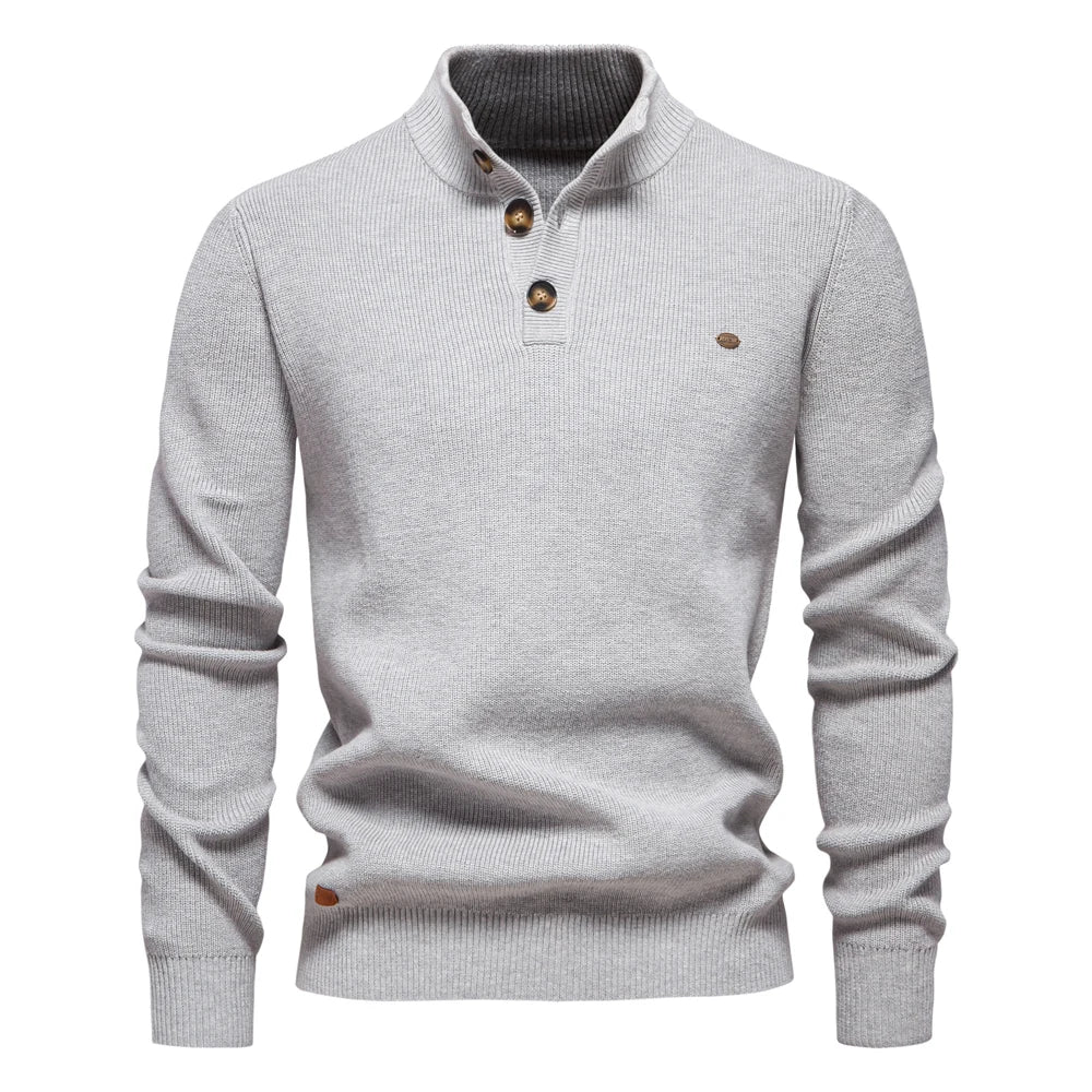 Seth® | Maglione da Uomo con Design a Bottoni