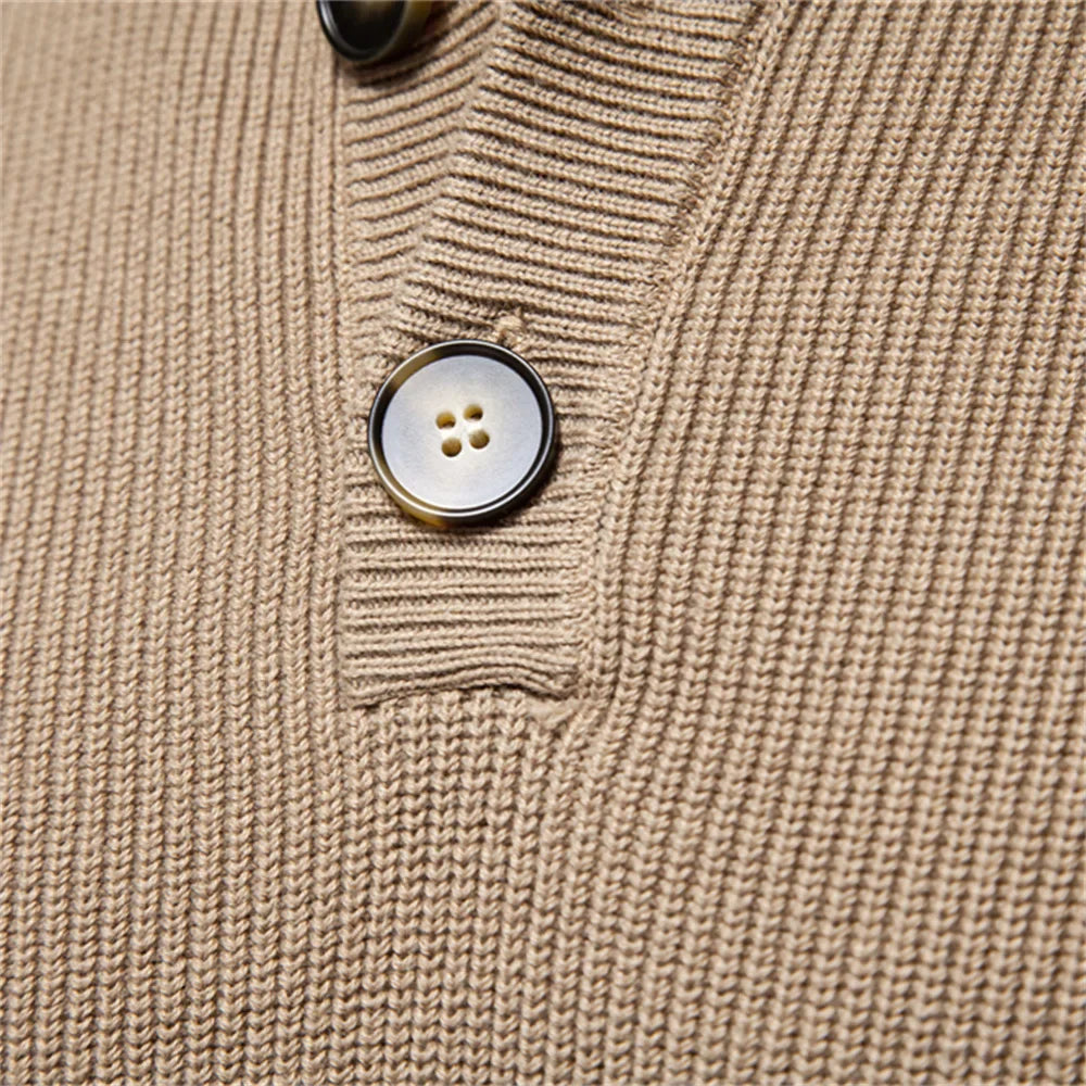 Seth® | Maglione da Uomo con Design a Bottoni