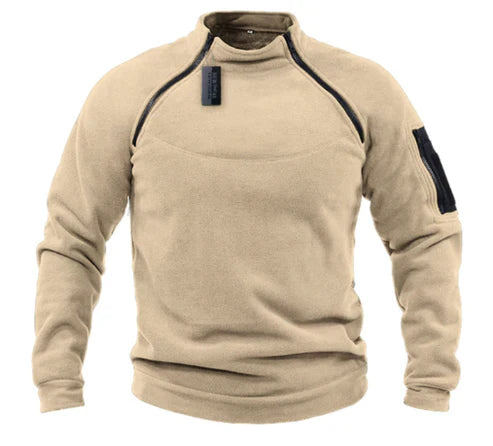 Savino® | Pullover in Fleece Stile Militare