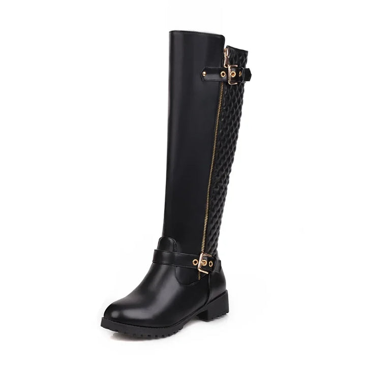 Bianca⎮Stivali in pelle moderni alti