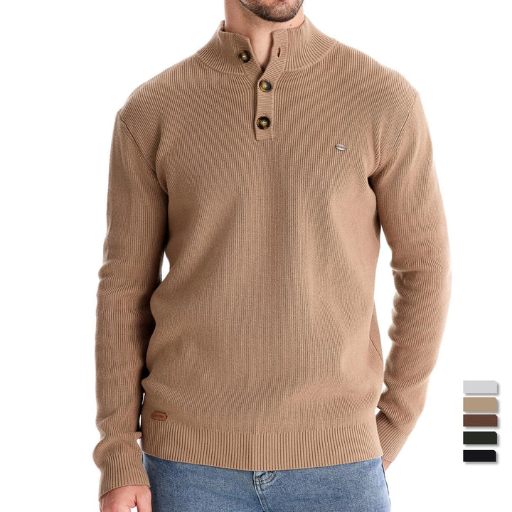 Seth® | Maglione da Uomo con Design a Bottoni