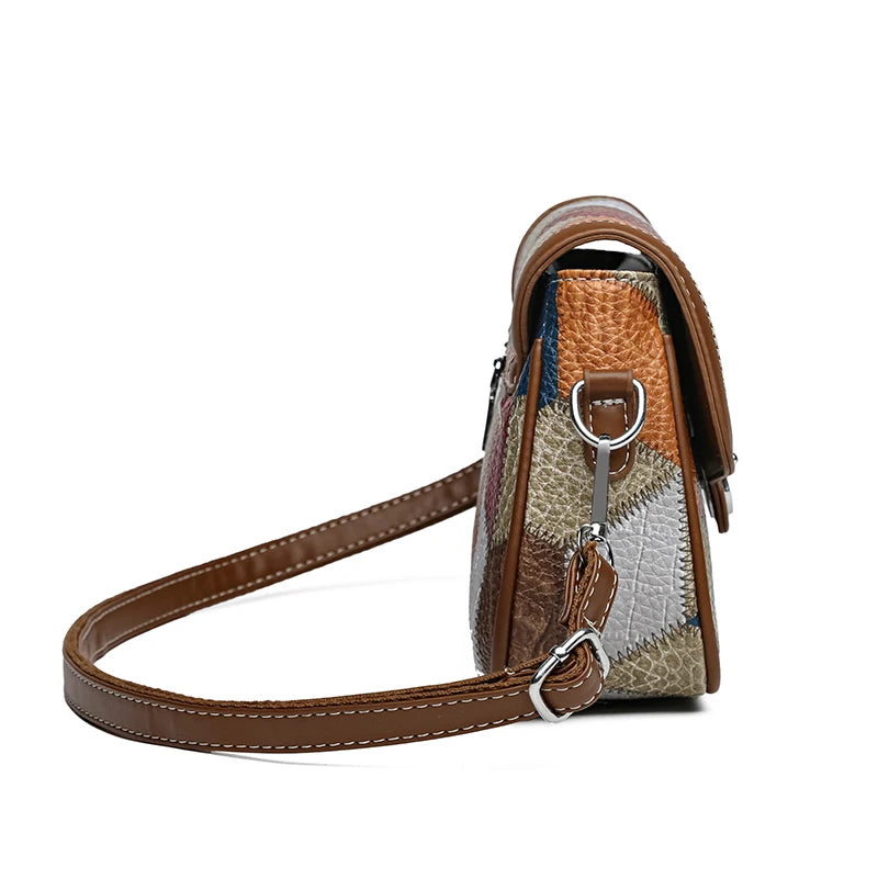 Valentina - Borsa a tracolla da donna vintage in pelle
