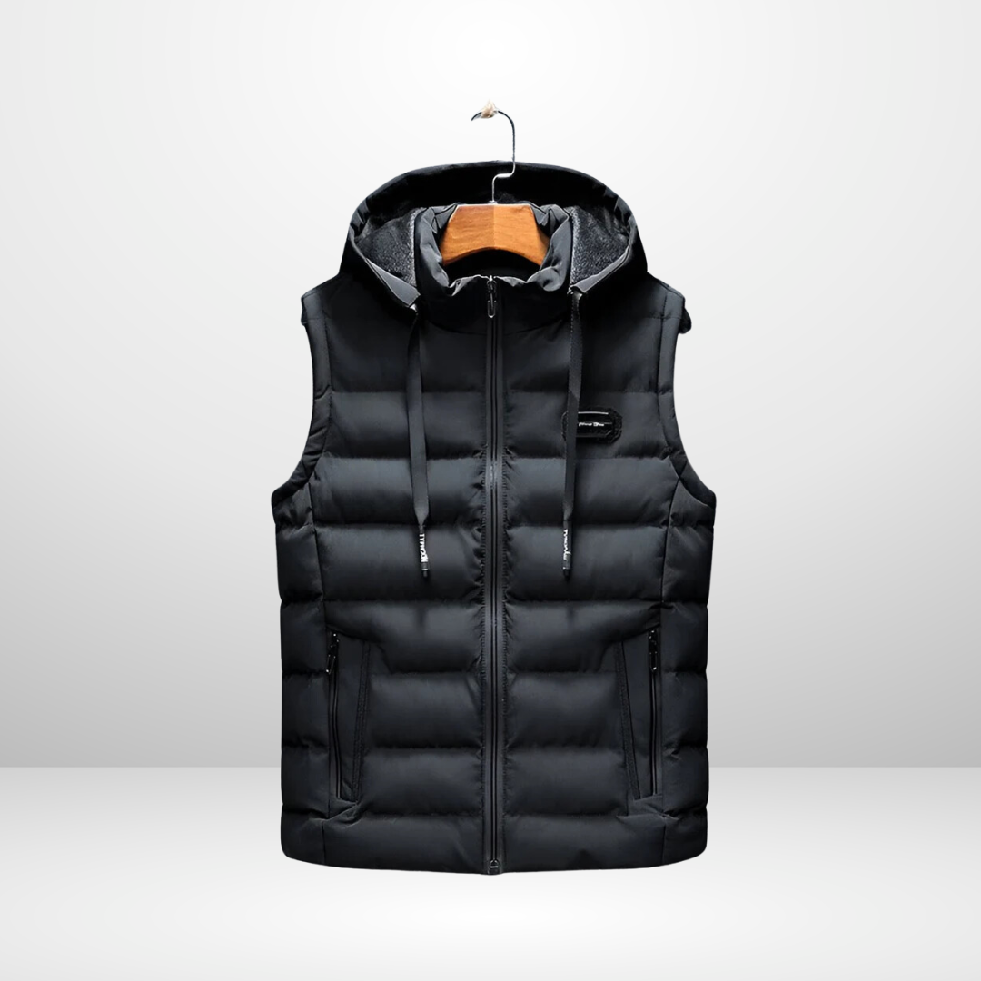Luca® | Gilet imbottito con cappuccio