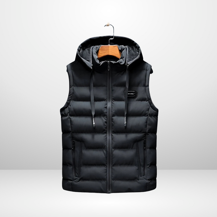 Luca® | Gilet imbottito con cappuccio