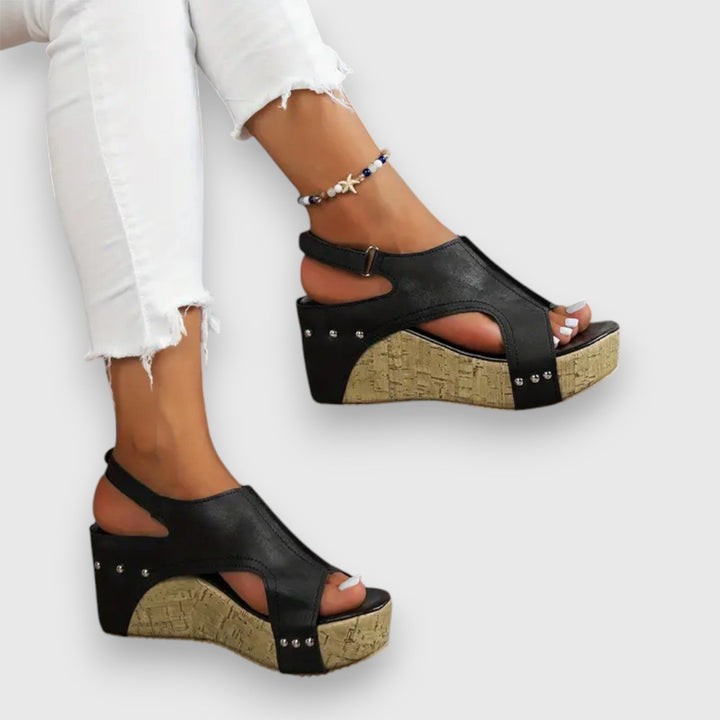 Lena® | Sandali Plateau Vintage