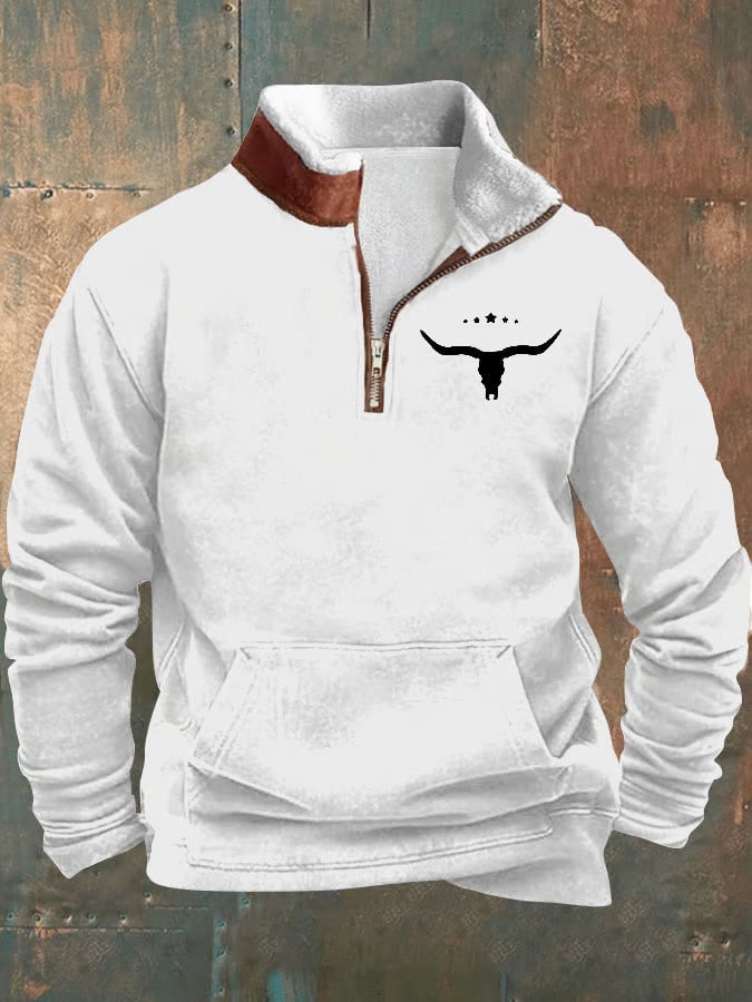 Daniel® | Maglione Vintage Western da Uomo a Maniche Lunghe