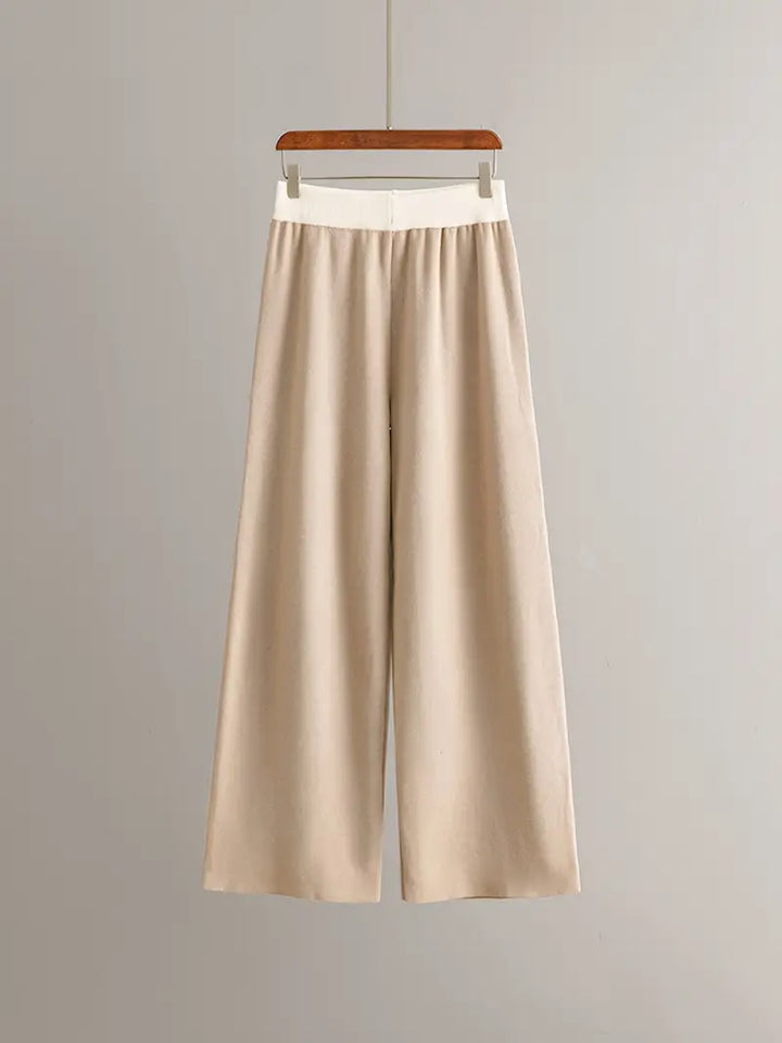 BEVERLY - SET IN MAGLIA A MANICHE LUNGHE ELEGANTE