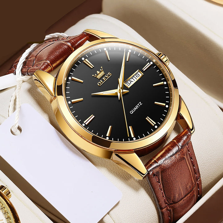 Dietmar® | Orologio da polso in pelle di lusso