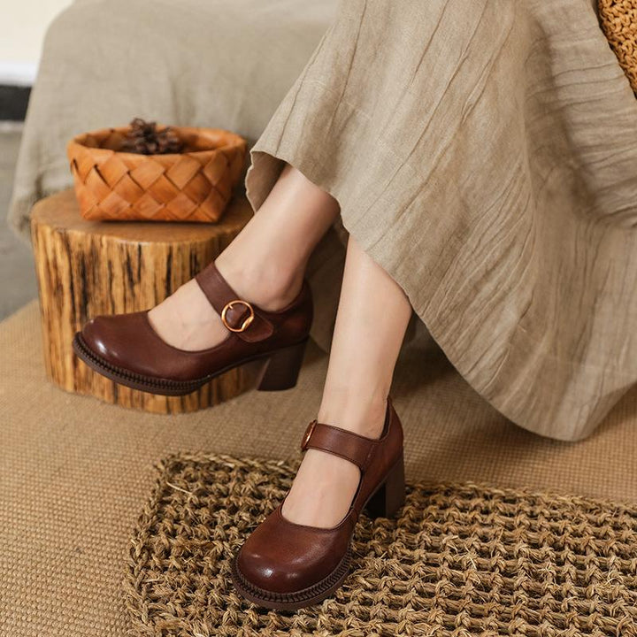 Mila® | Agnes Leder Mary Janes