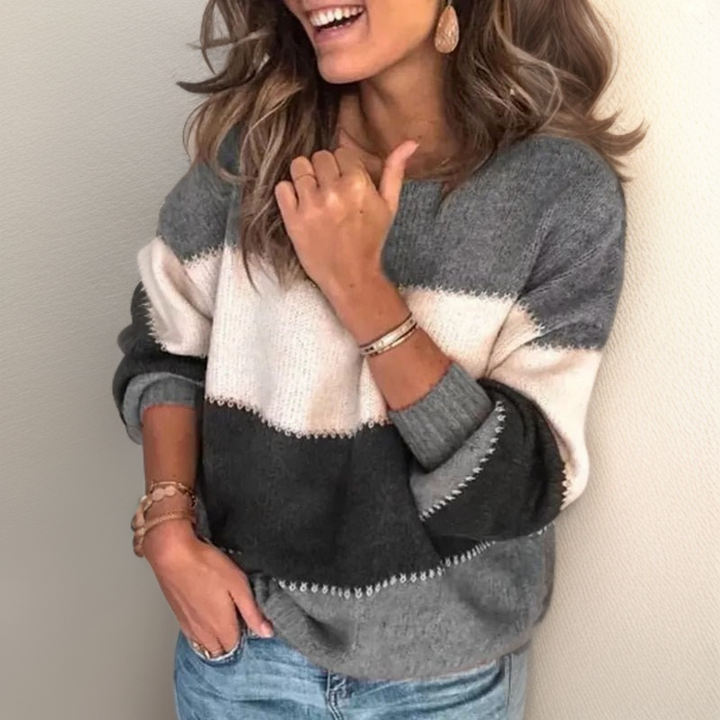 Violetta® | Maglione rigato lussuoso e morbido
