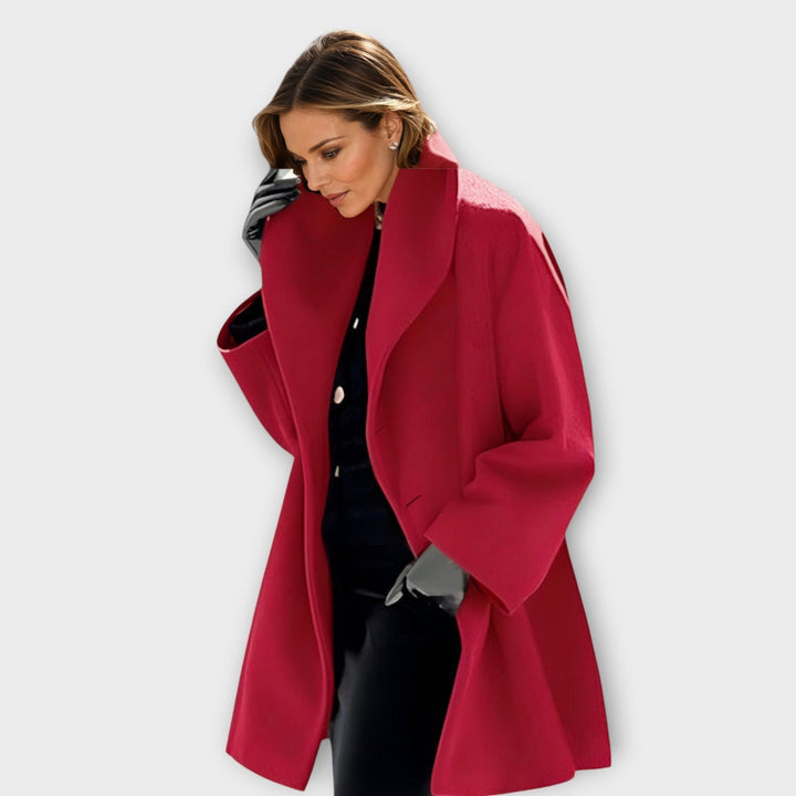 Simona® | Cappotto in Lana Premium Antivento