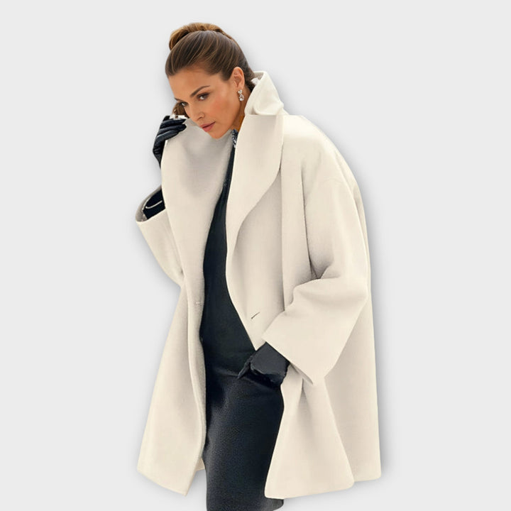 Simona® | Cappotto in Lana Premium Antivento