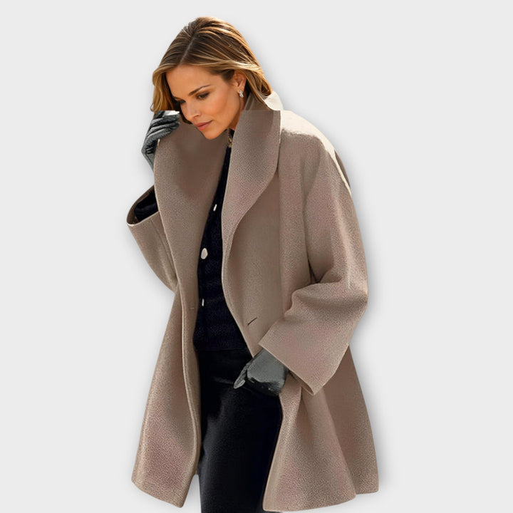 Simona® | Cappotto in Lana Premium Antivento
