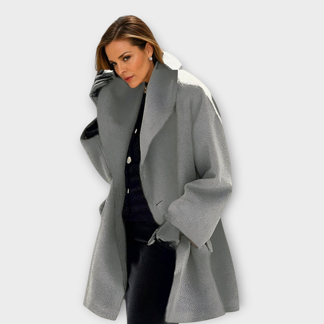 Simona® | Cappotto in Lana Premium Antivento