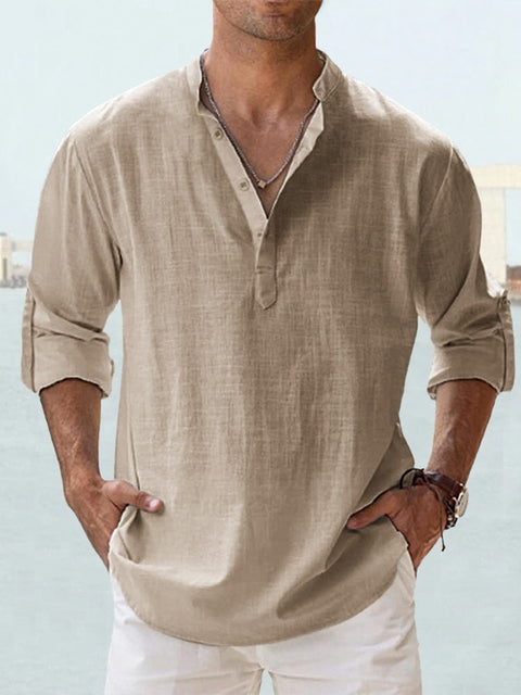 Pietro®  | Camicia in lino traspirante