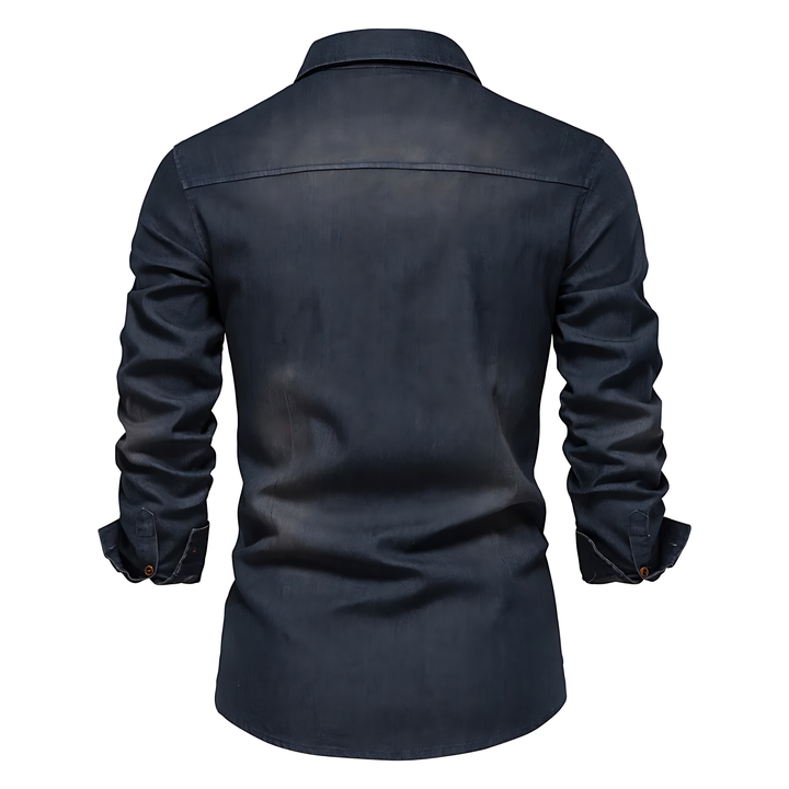 Zaccaria™ | Camicia in Denim da Uomo