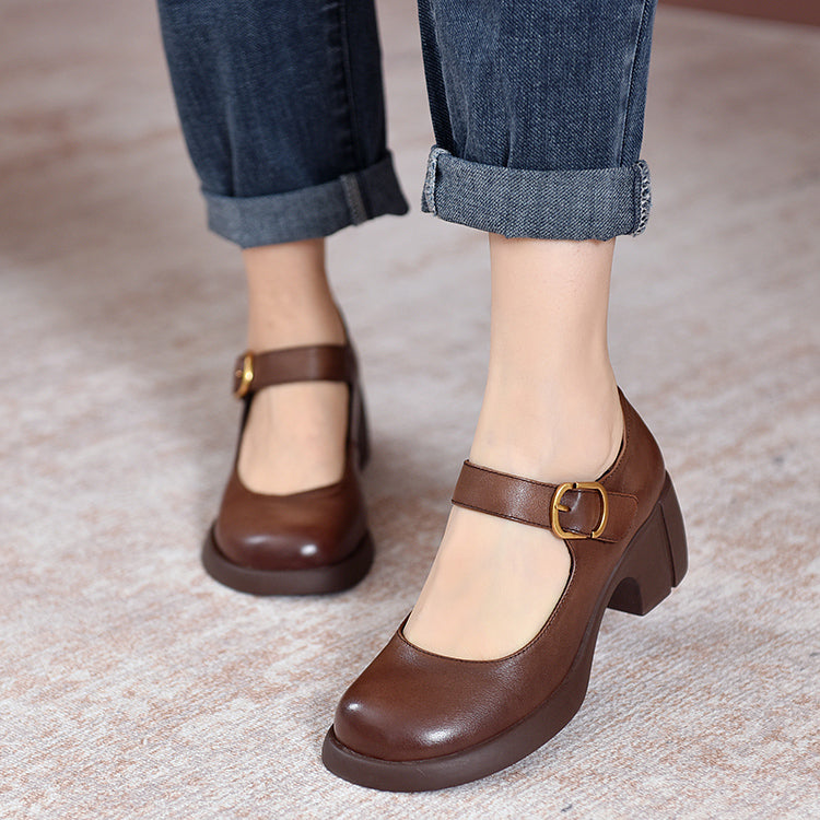 Mila® | Agnes Leder Mary Janes