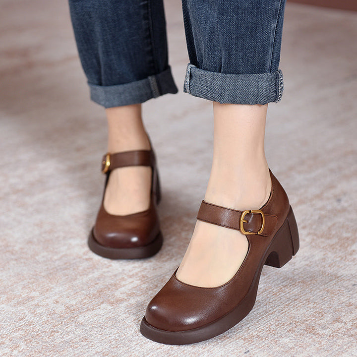 Mila® | Agnes Leder Mary Janes
