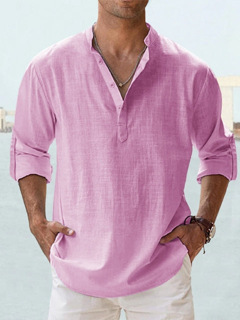 Pietro®  | Camicia in lino traspirante