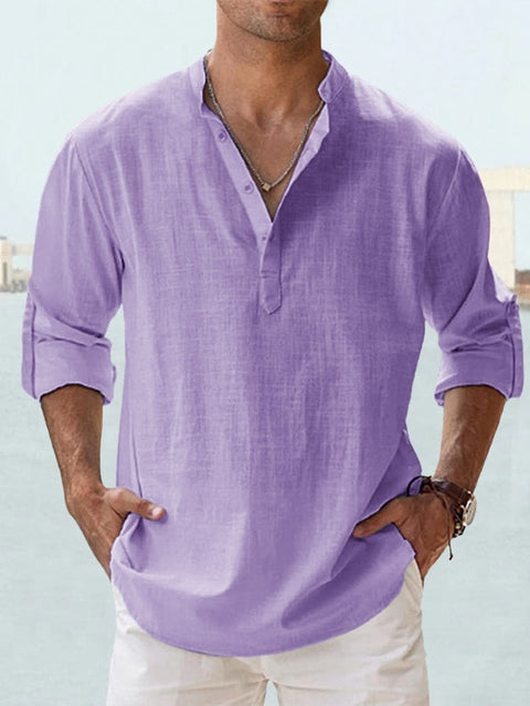 Pietro®  | Camicia in lino traspirante
