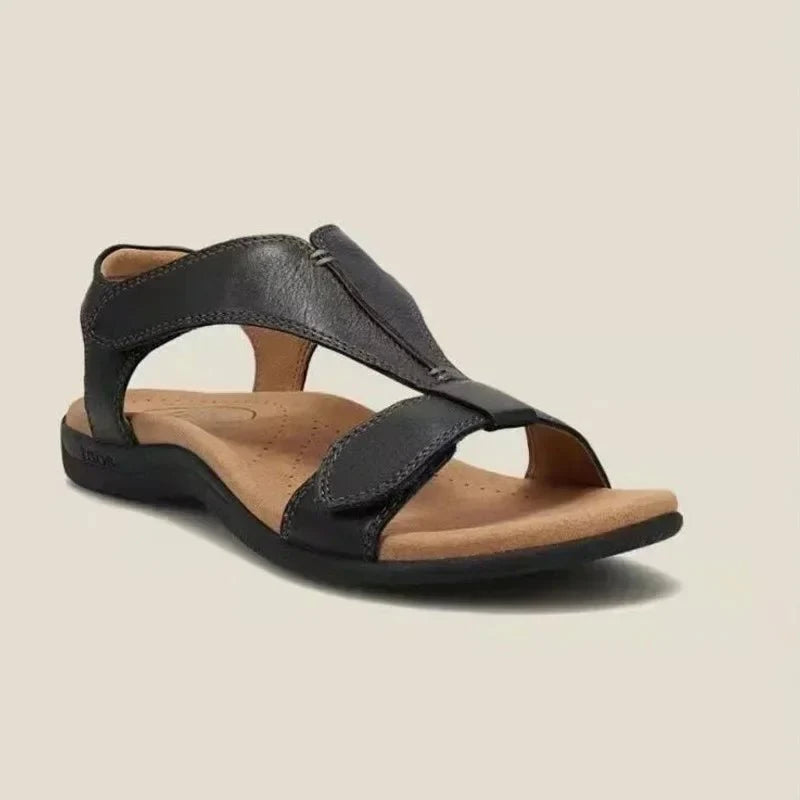CARMEN - Sandalias ortopédicas de cuero contra los pies hinchados