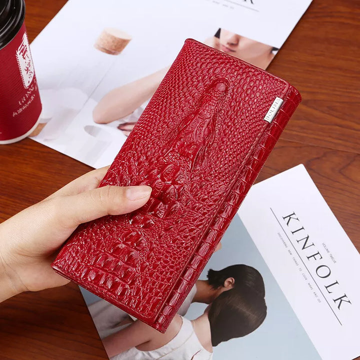 Fioretta® | Elegante Portafoglio RFID Embossato