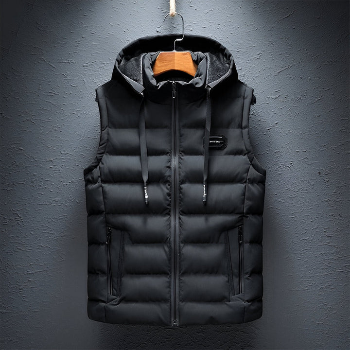 Luca® | Gilet imbottito con cappuccio