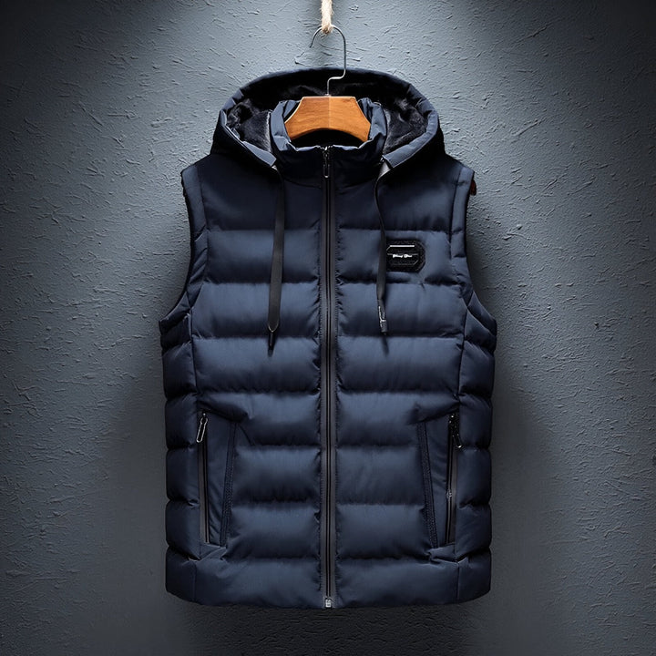 Luca® | Gilet imbottito con cappuccio