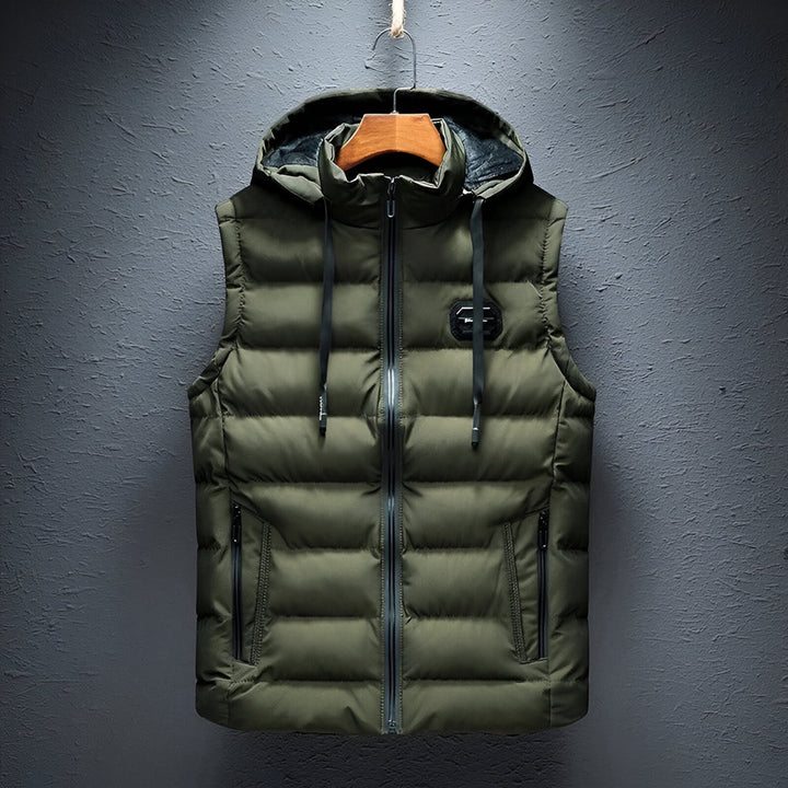 Luca® | Gilet imbottito con cappuccio