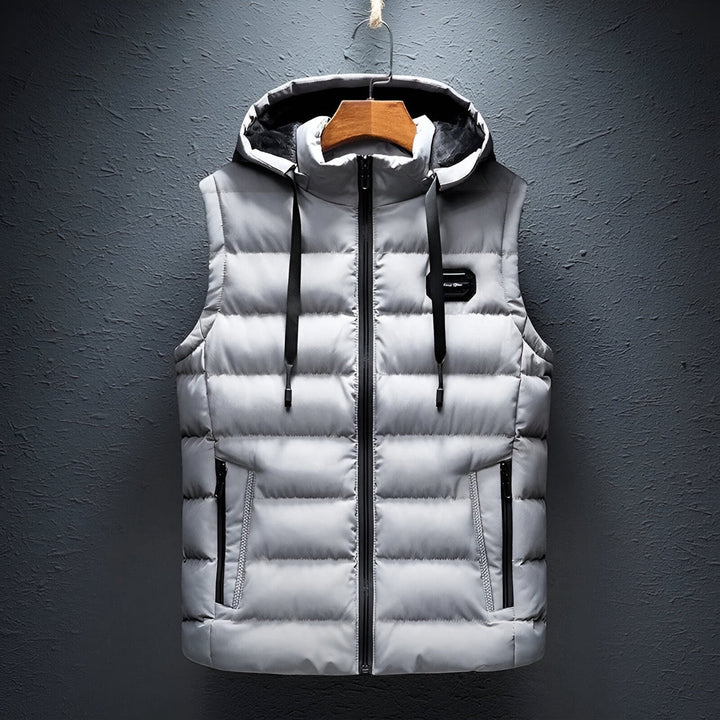 Luca® | Gilet imbottito con cappuccio